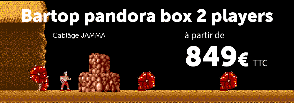 Bartop Pandora box 2 players à partir de 799€