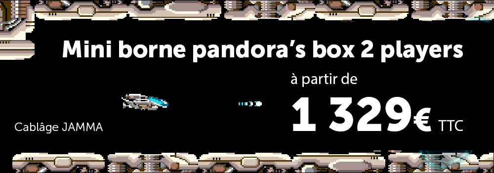 Mini borne d'arcade 2 joueurs Pandora's box à partir de 1329€