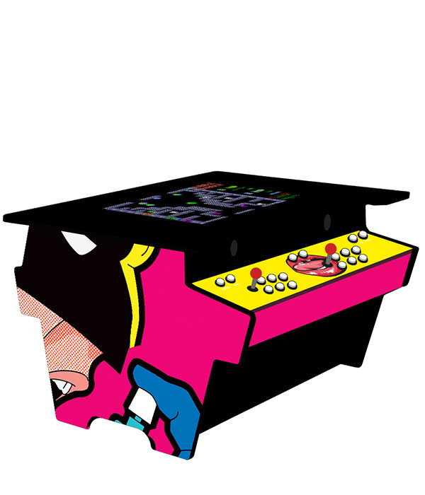 Table arcade Raspberry Pop art