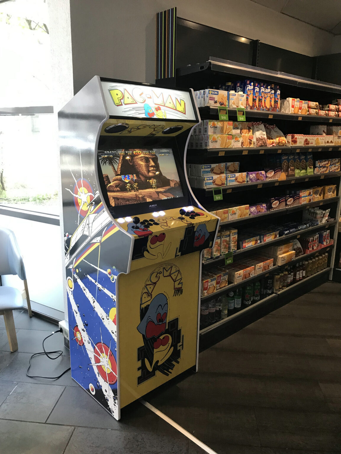 Borne Pacman Novotel
