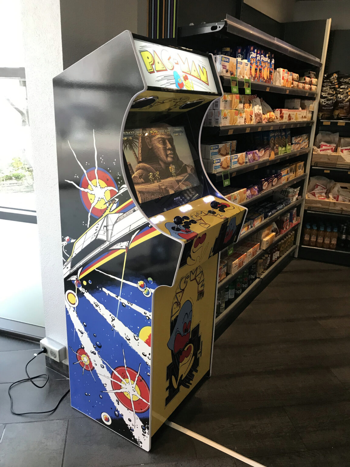 Borne Pacman Novotel