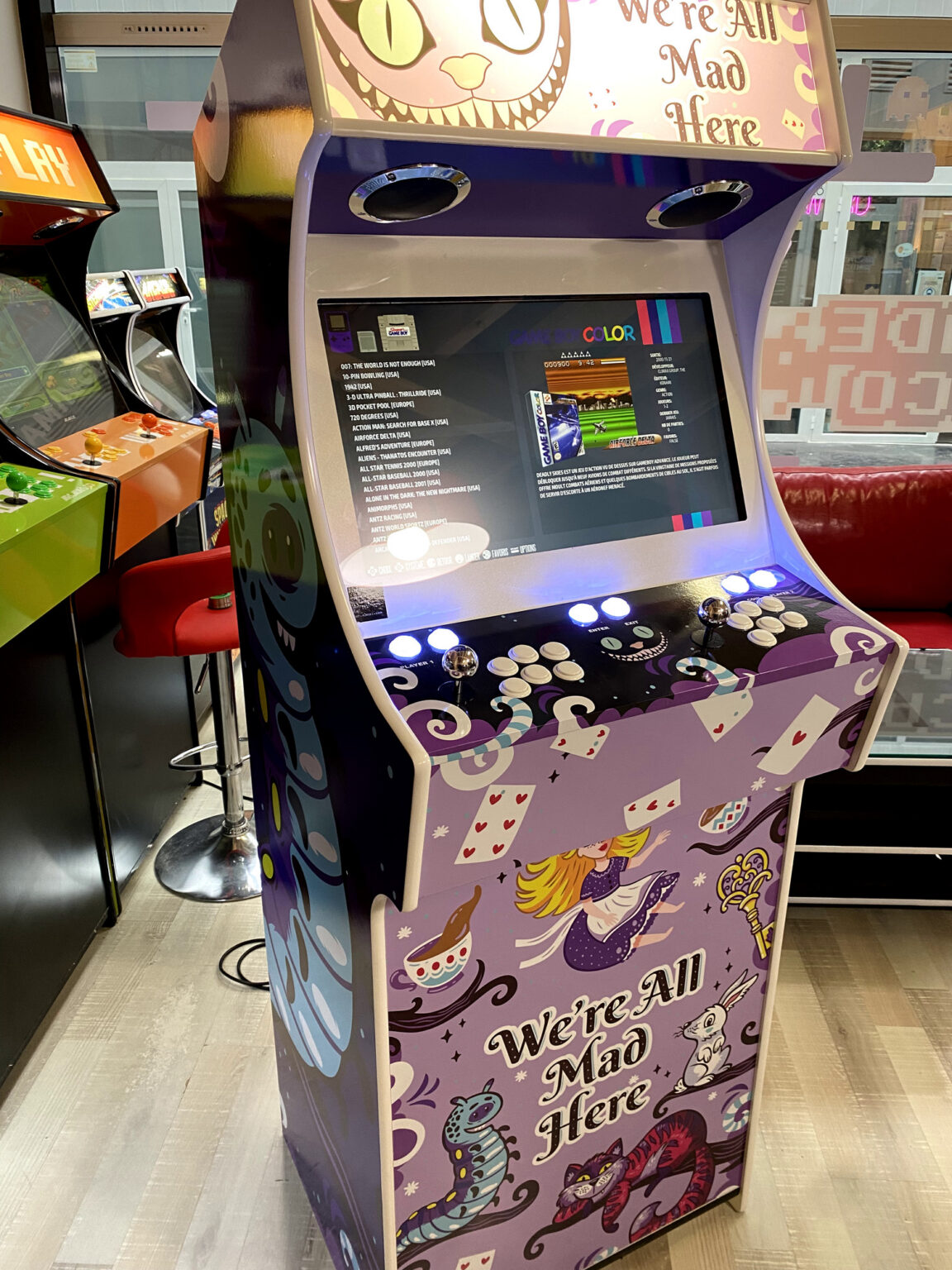 Borne arcade Alice au pays des merveilles