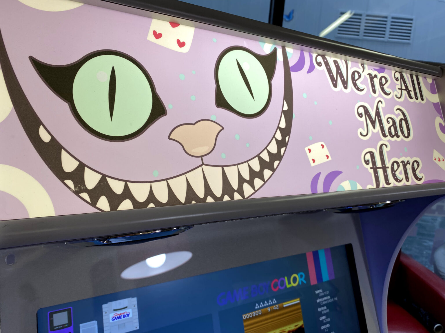 Borne arcade Alice au pays des merveilles