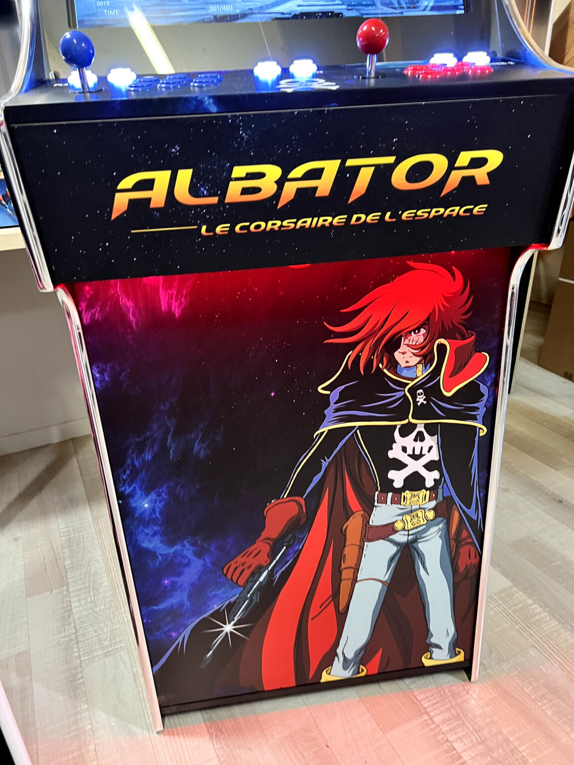 Borne arcade personnalisée Albator