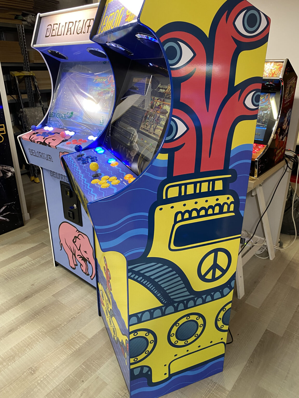 borne arcade Lemon Yellow submarine
