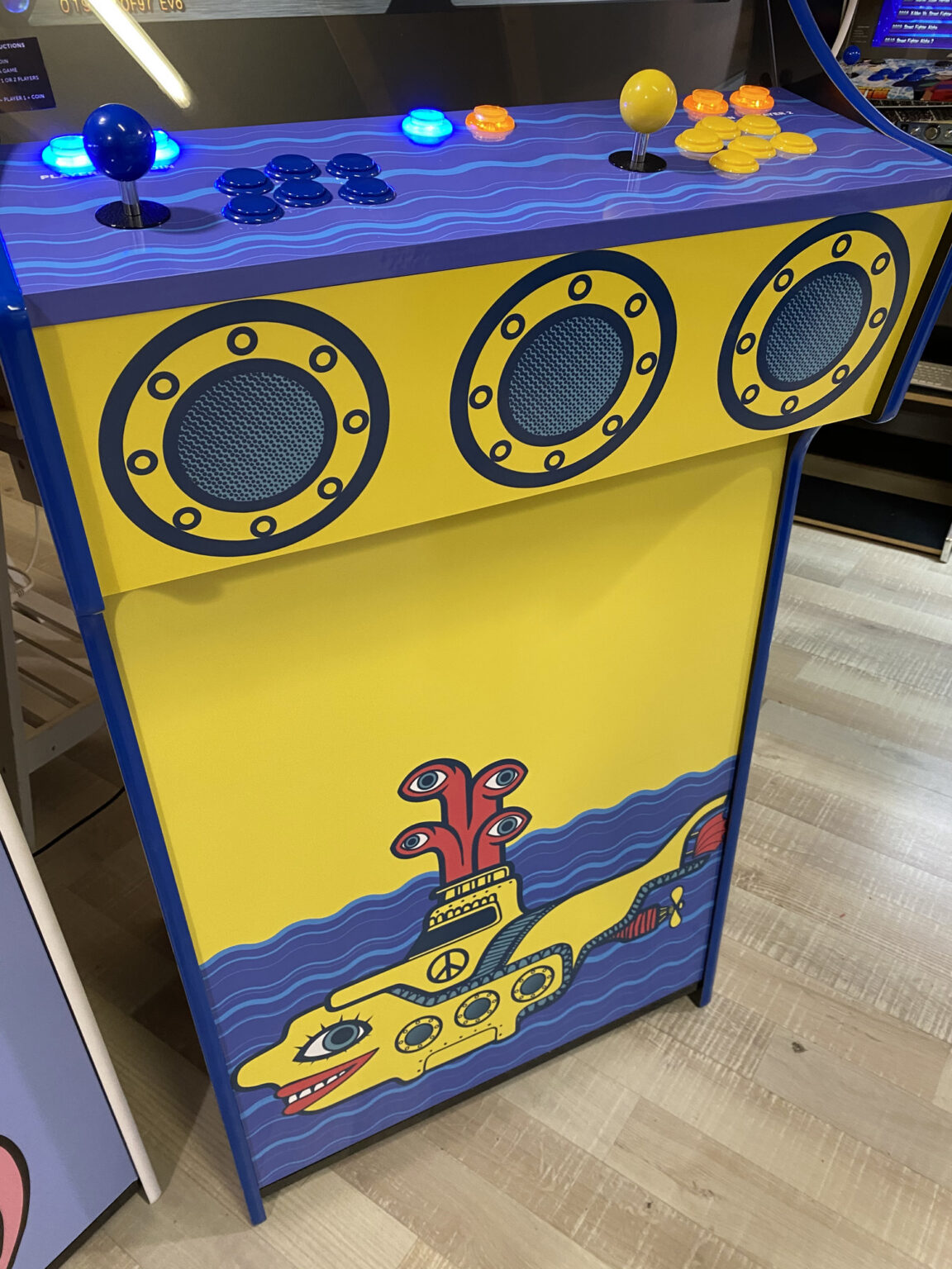 borne arcade Lemon Yellow submarine