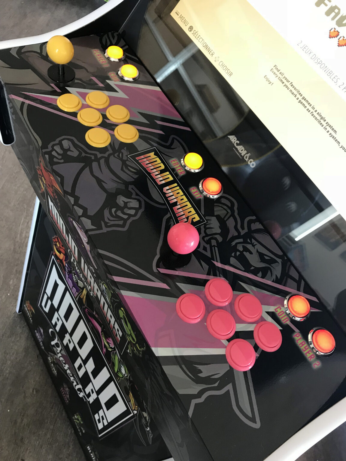 borne arcade Modjo vapors