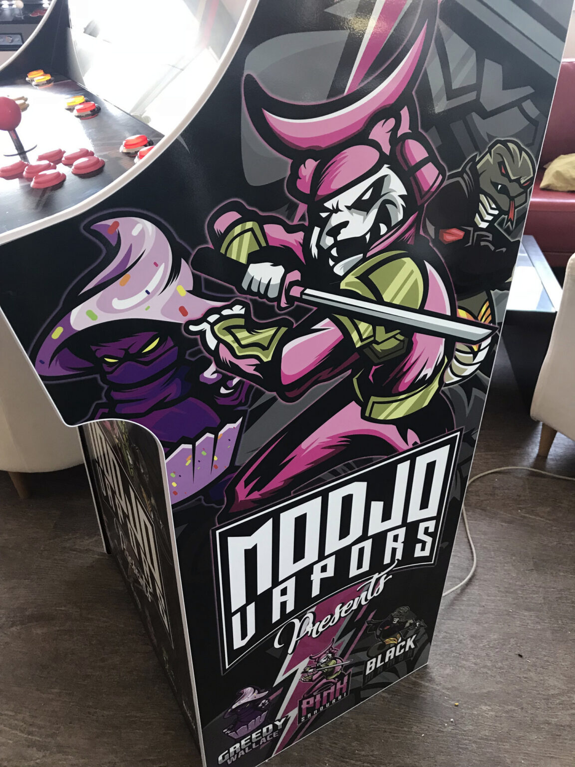 borne arcade Modjo vapors