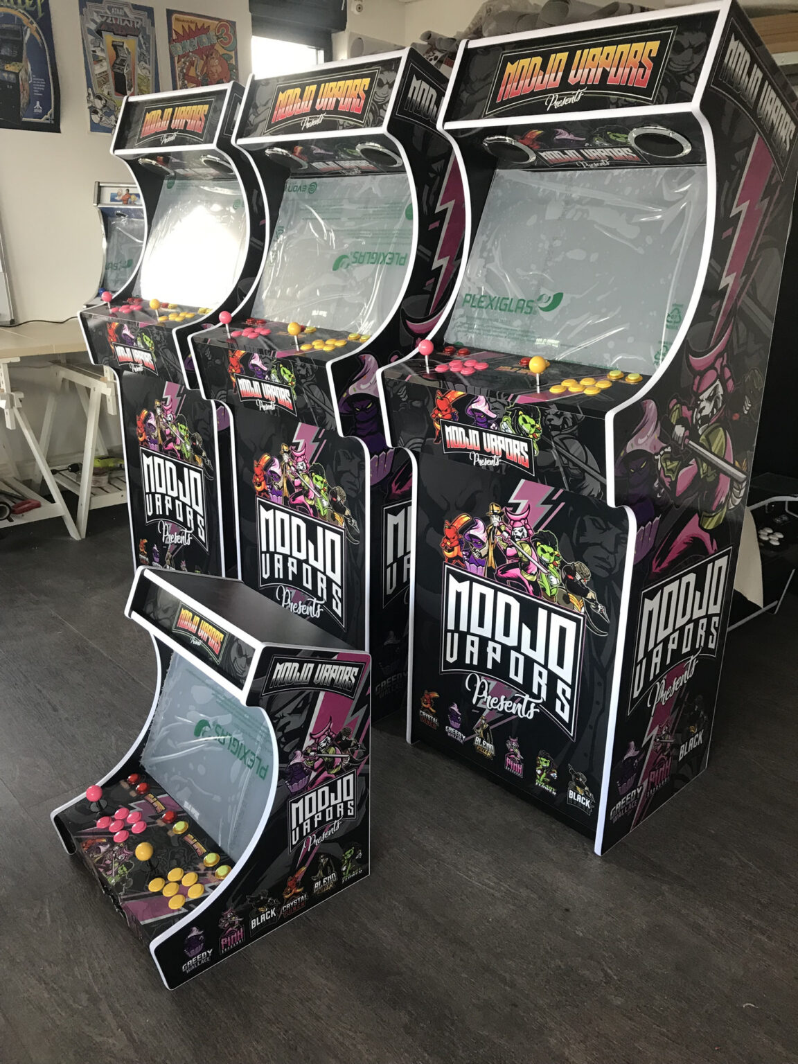 borne et bartop arcade Modjo vapors
